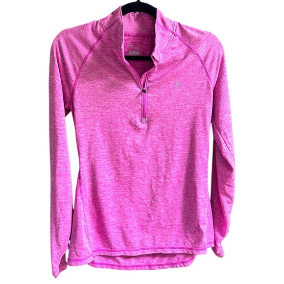 Pink Quarter-Zip Pullover - Picture 1 of 5